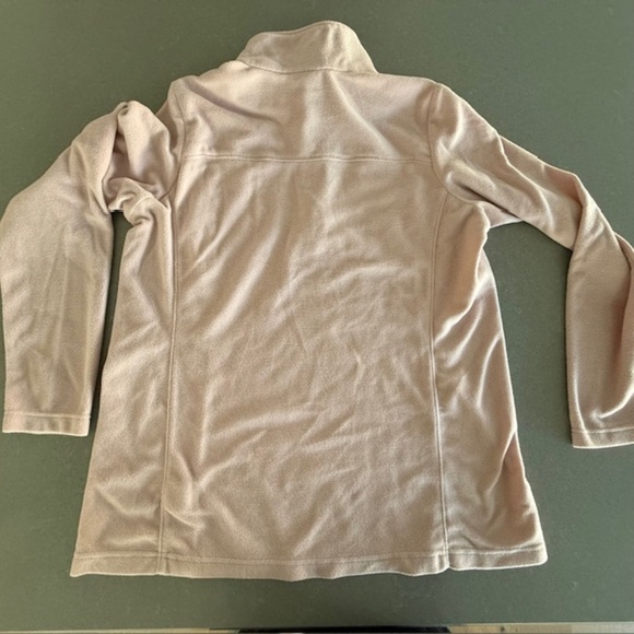 Women's Columbia XL Dusty Pink Lake Aloha Half Zip Fleece - Worn 2x - Picture 6 of 7